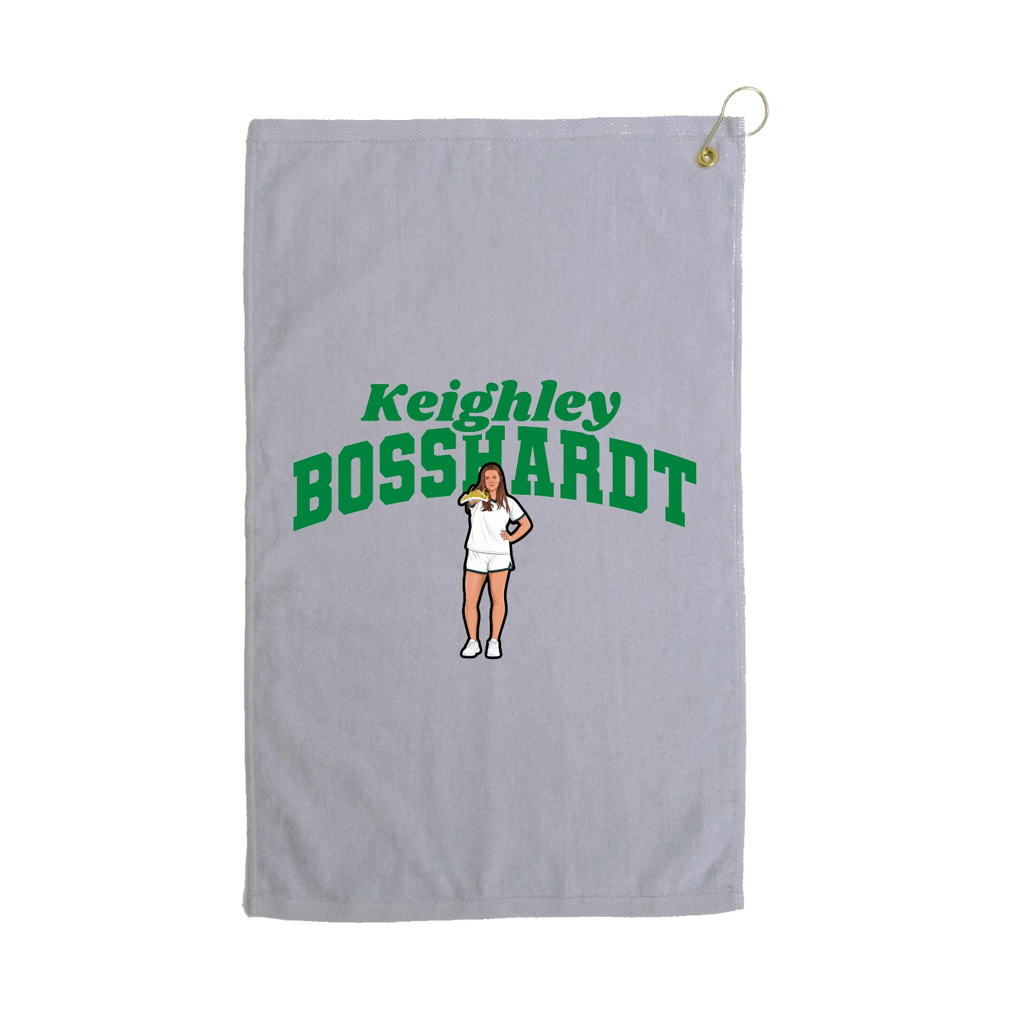 Golf Towel — Signature Arch in Grey