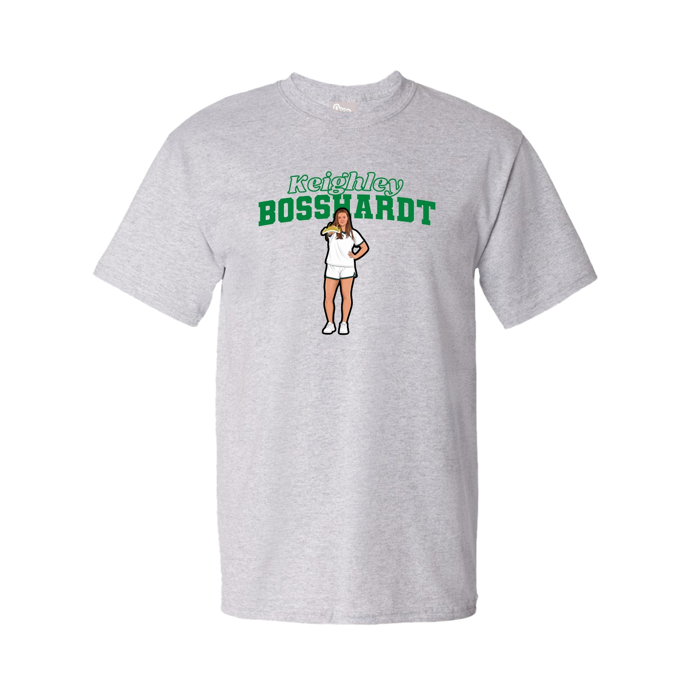 Youth Tee — Name Arch in Grey