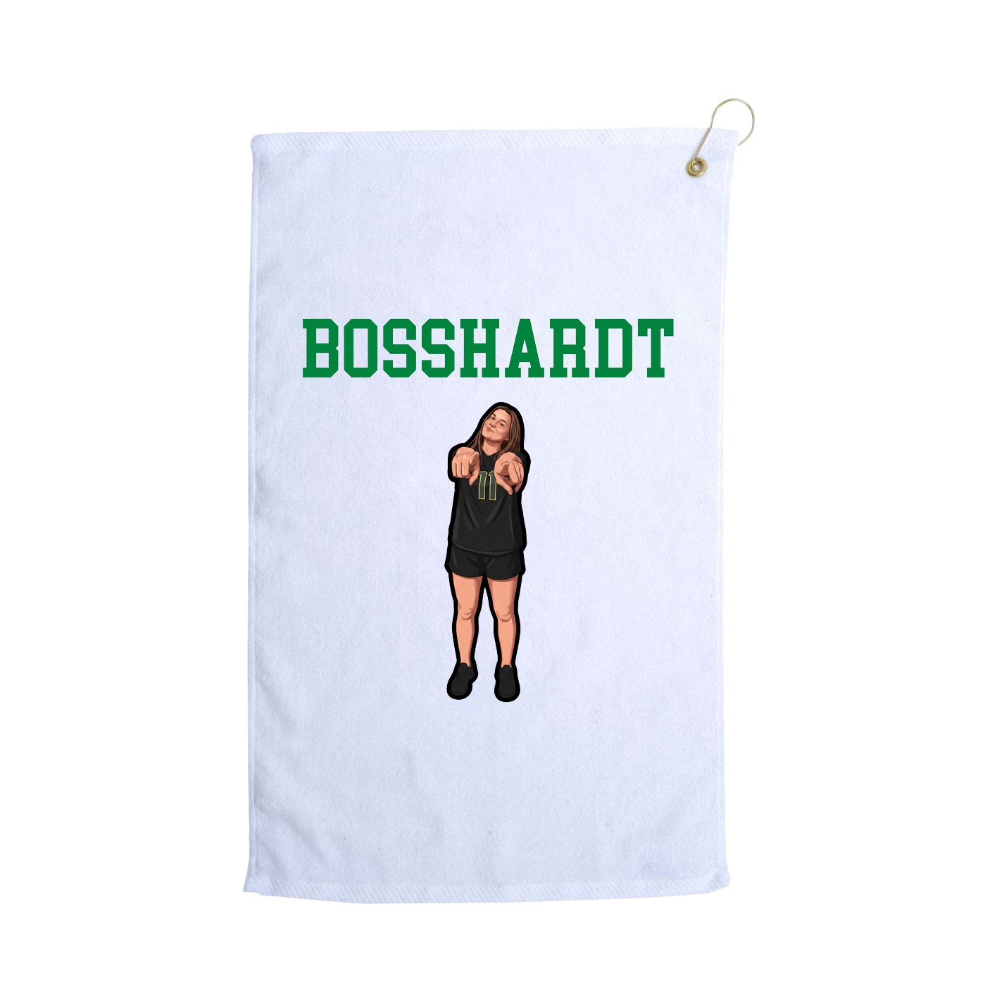 Golf Towel — Shirsey in White