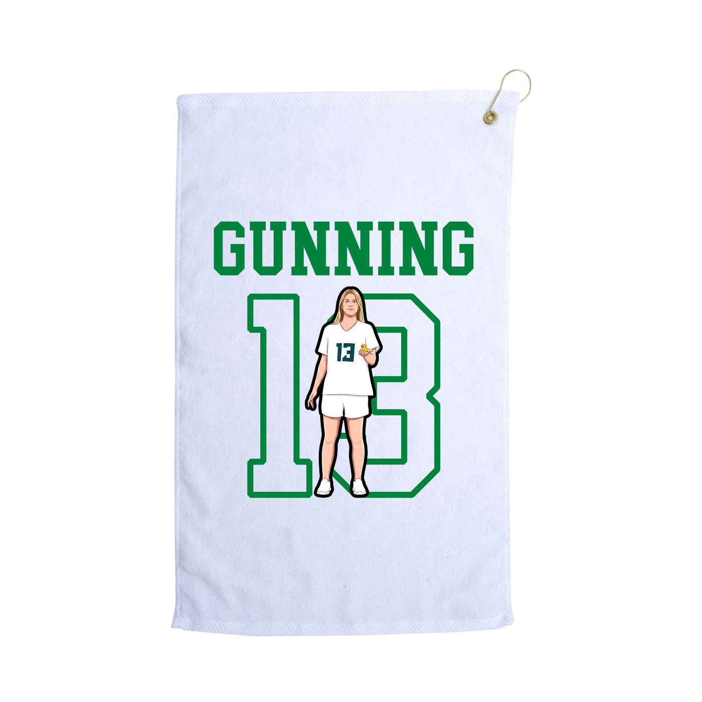 Golf Towel — Shirsey in White