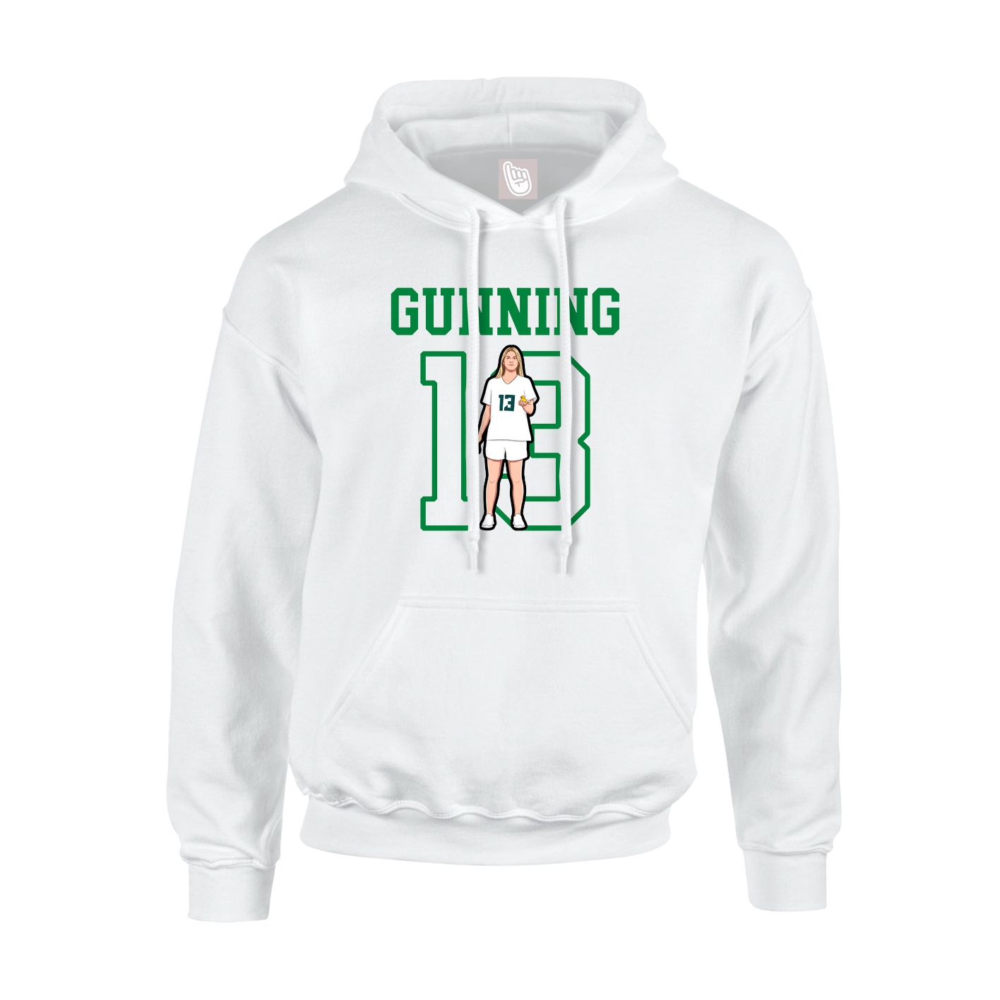 Youth Hoodie — Shirsey in White