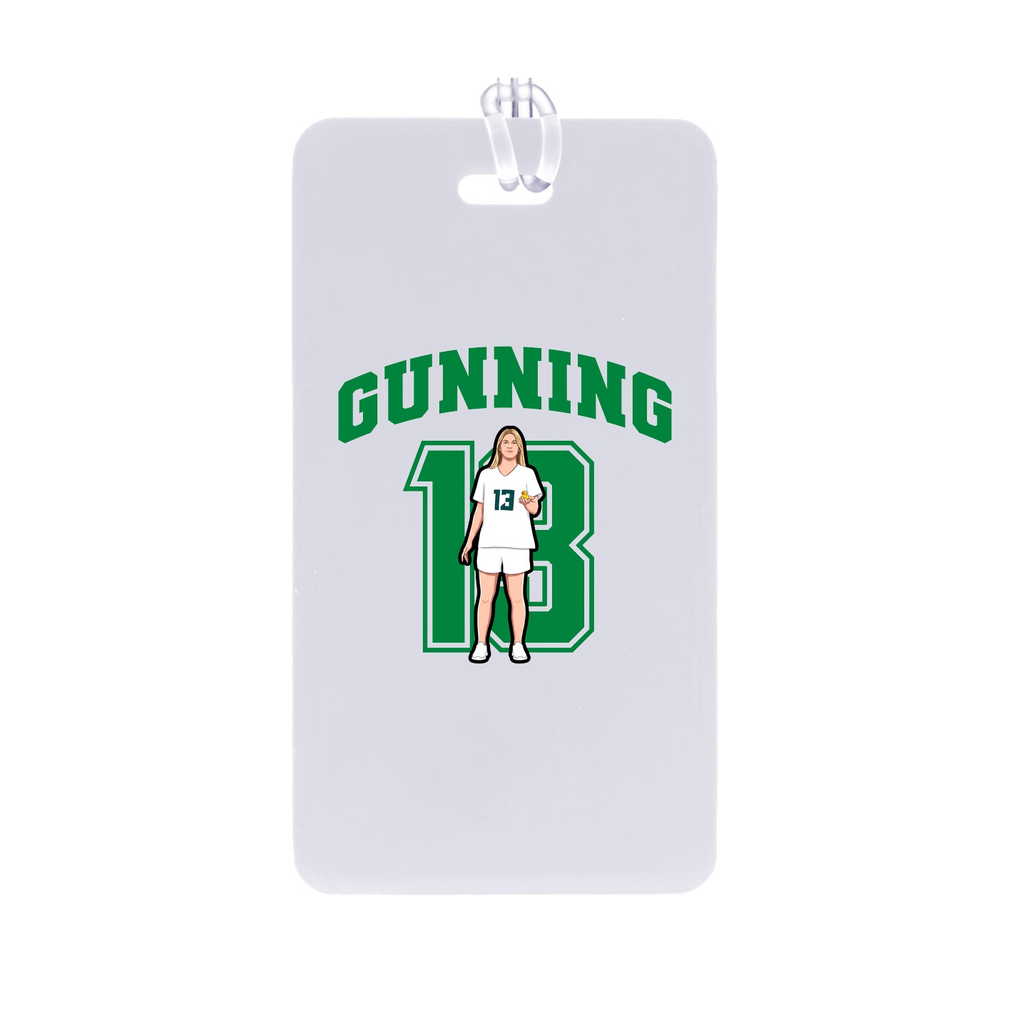 Bag Tag — Number in Classic