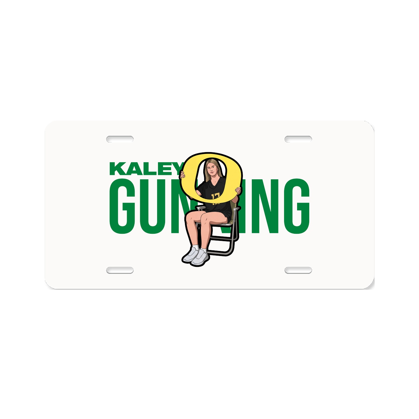 License Plate — Player Name in Classic