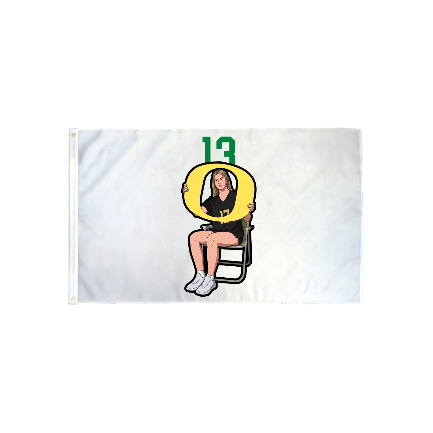 3x5 Flag — Number Top in Classic