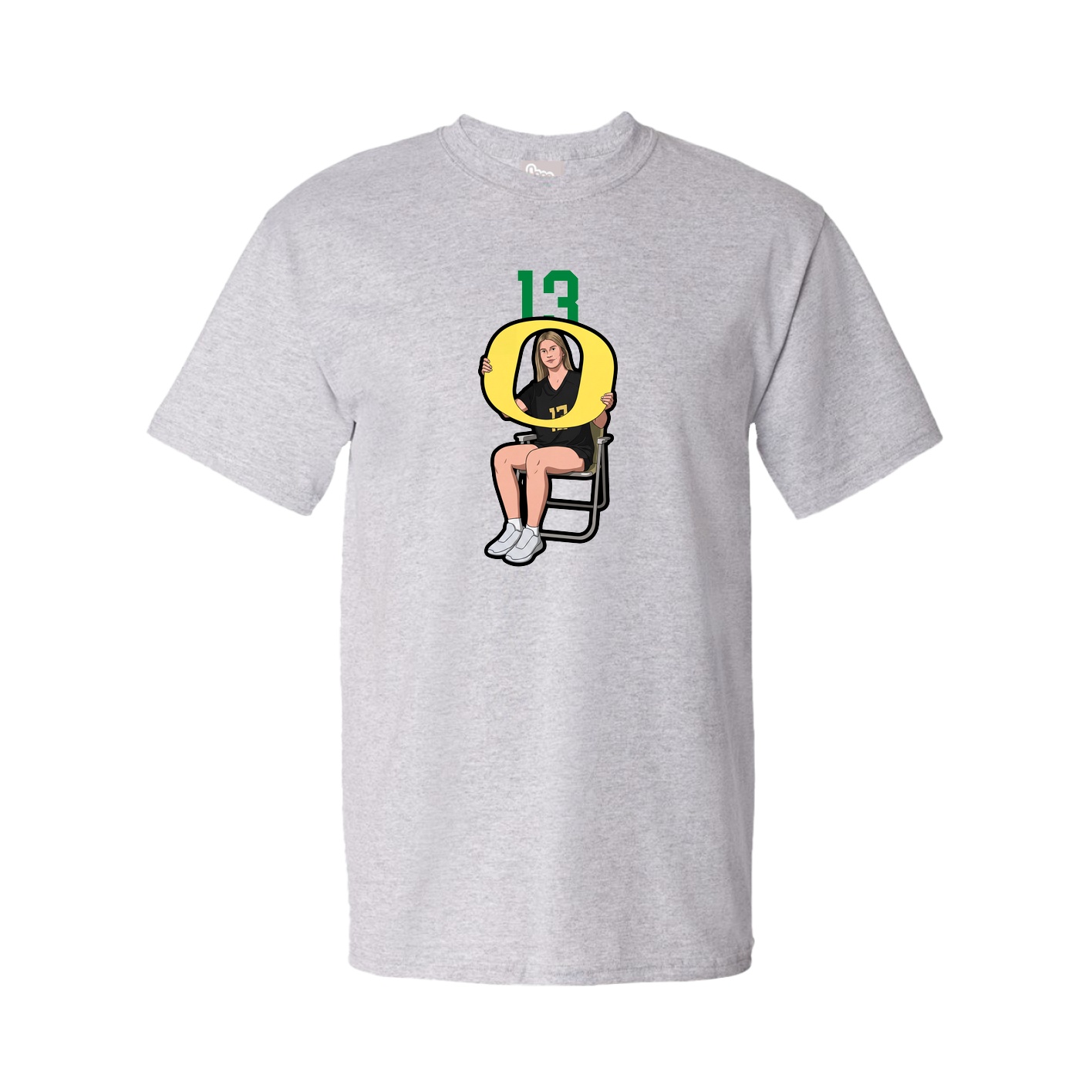 Tee — Number Top in Grey