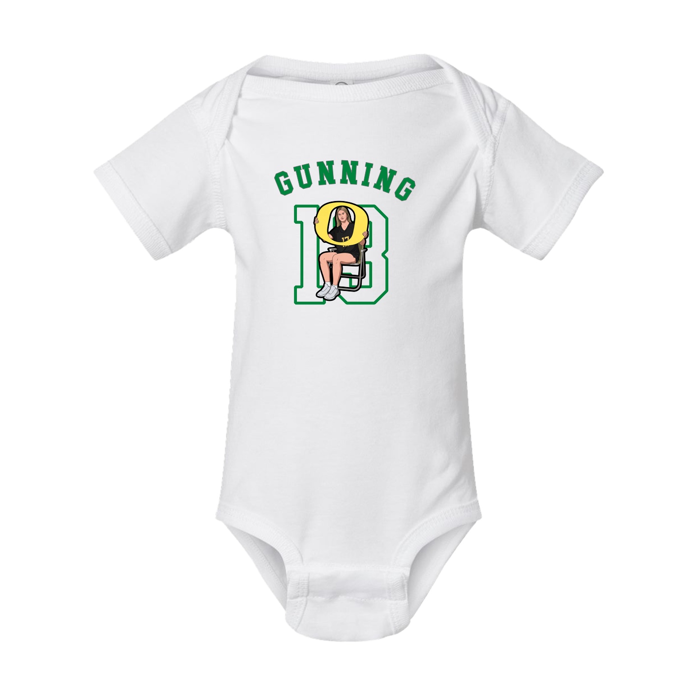 Baby Onesie — Shirsey Arch in White