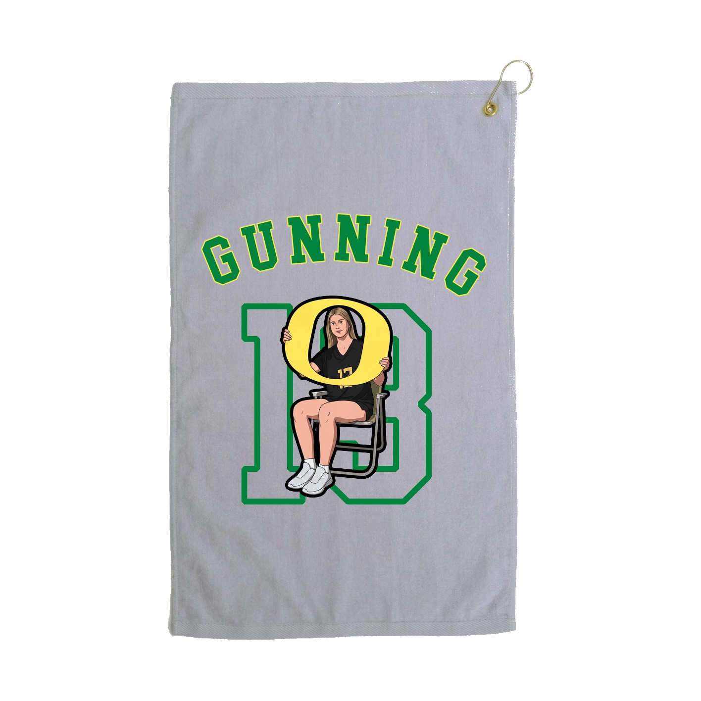 Golf Towel — Shirsey Arch in Grey