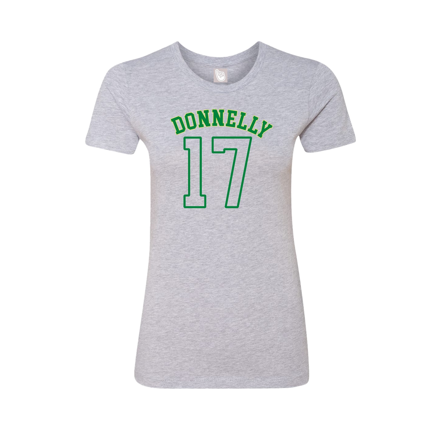 Fitted Women's Tee — Shirsey Arch in Grey