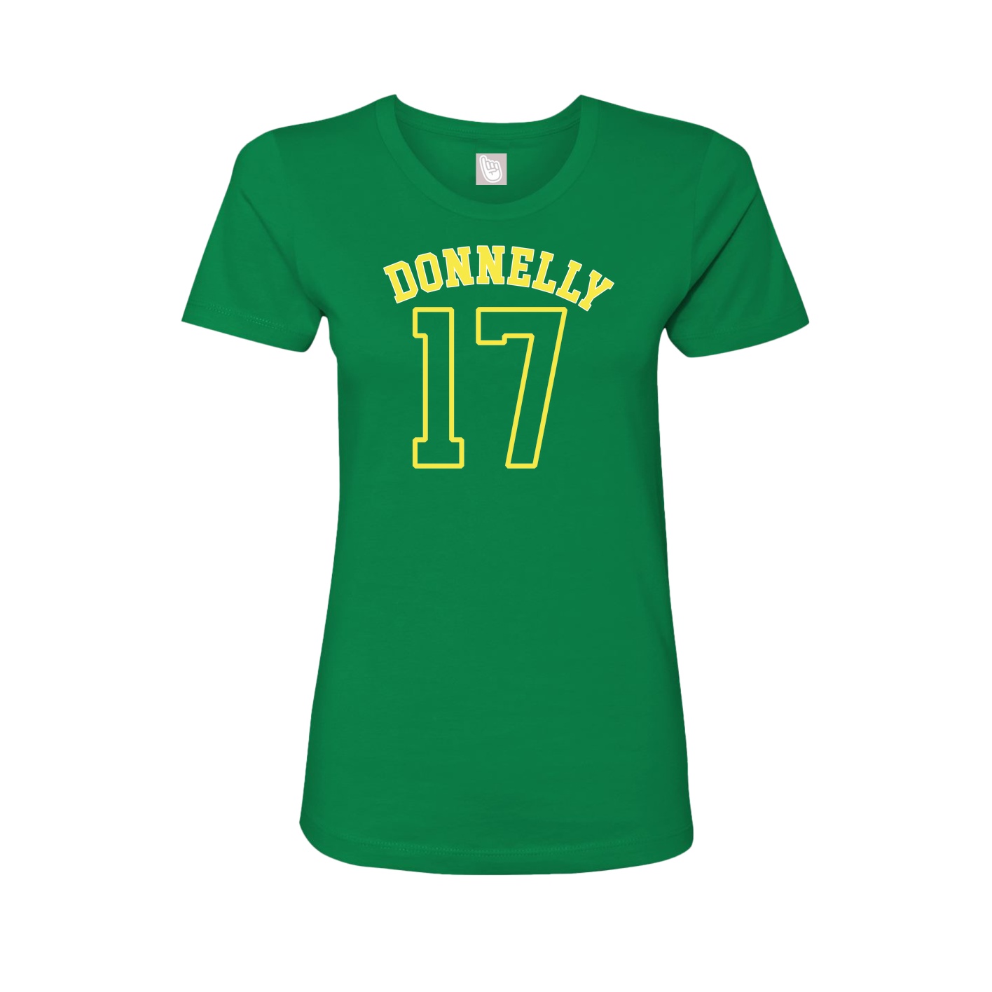 Fitted Women's Tee — Shirsey Arch in Green