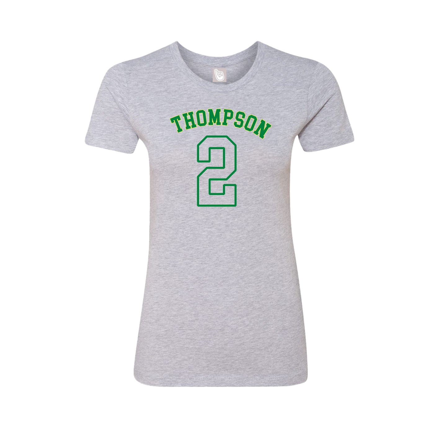 Fitted Women's Tee — Shirsey Arch in Grey