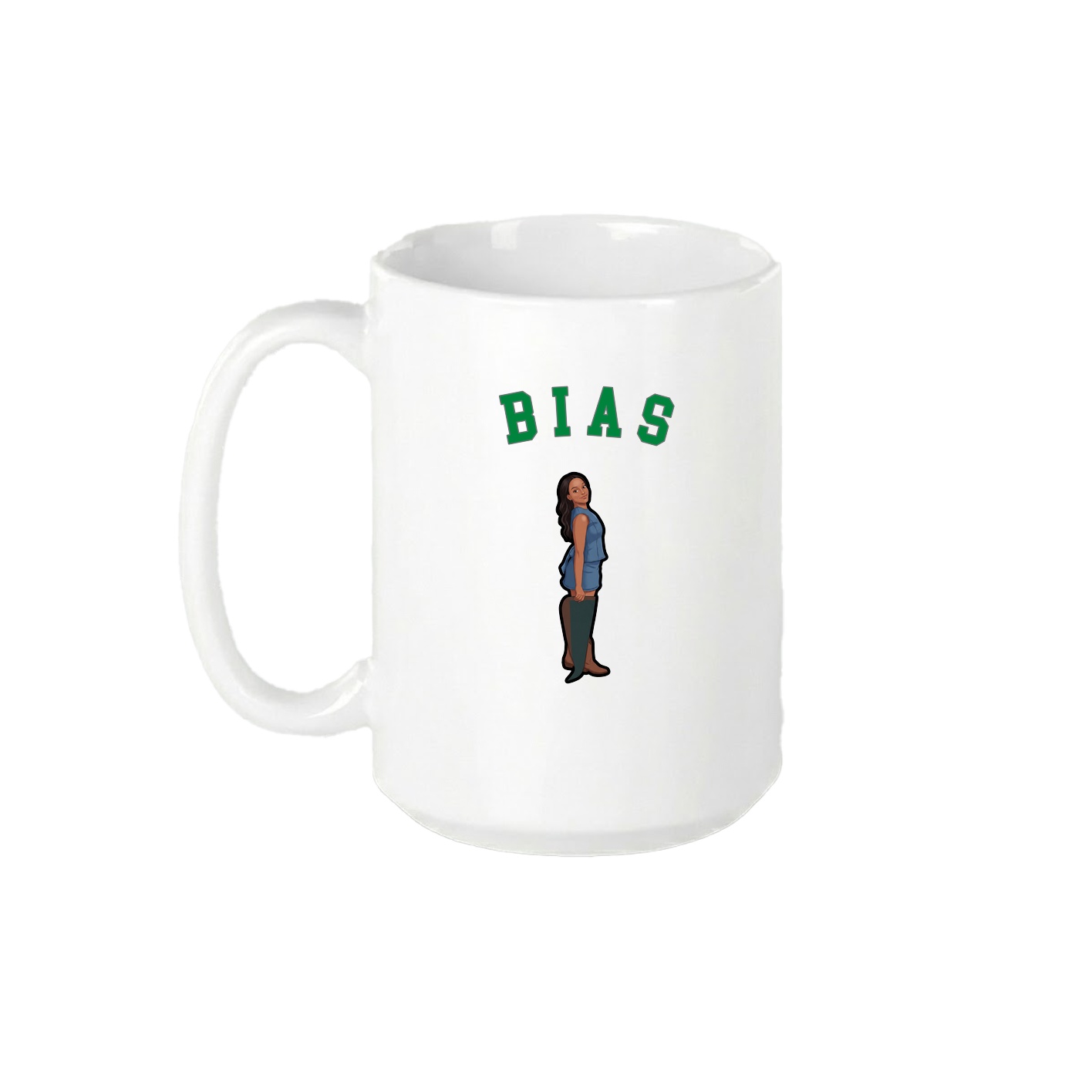 15oz Coffee Mug — Shirsey Arch in White