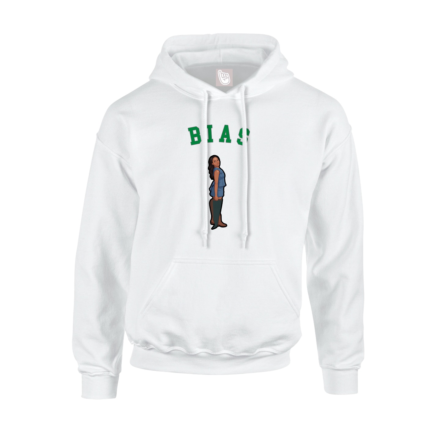 Hoodie — Shirsey Arch in White