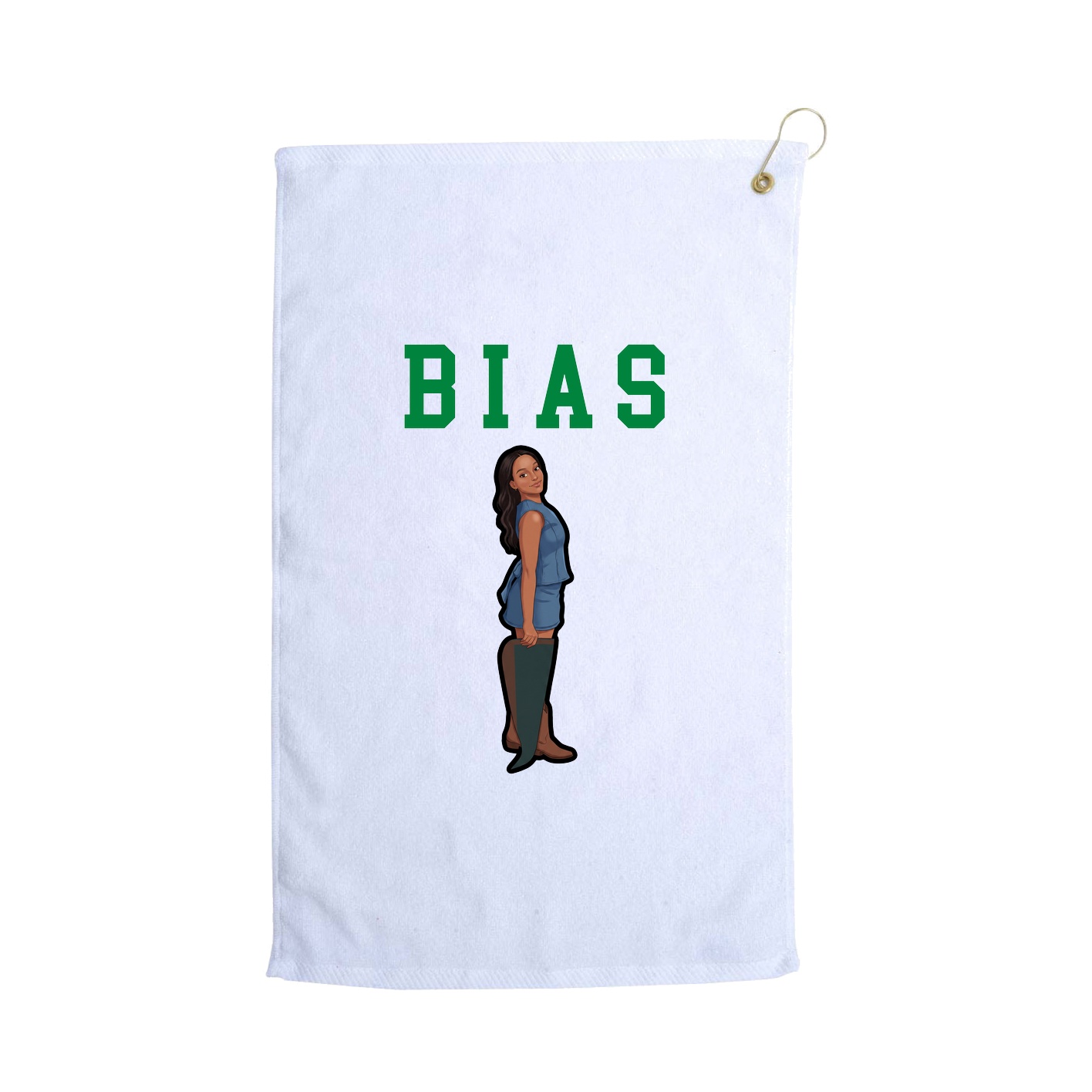 Golf Towel — Shirsey in White
