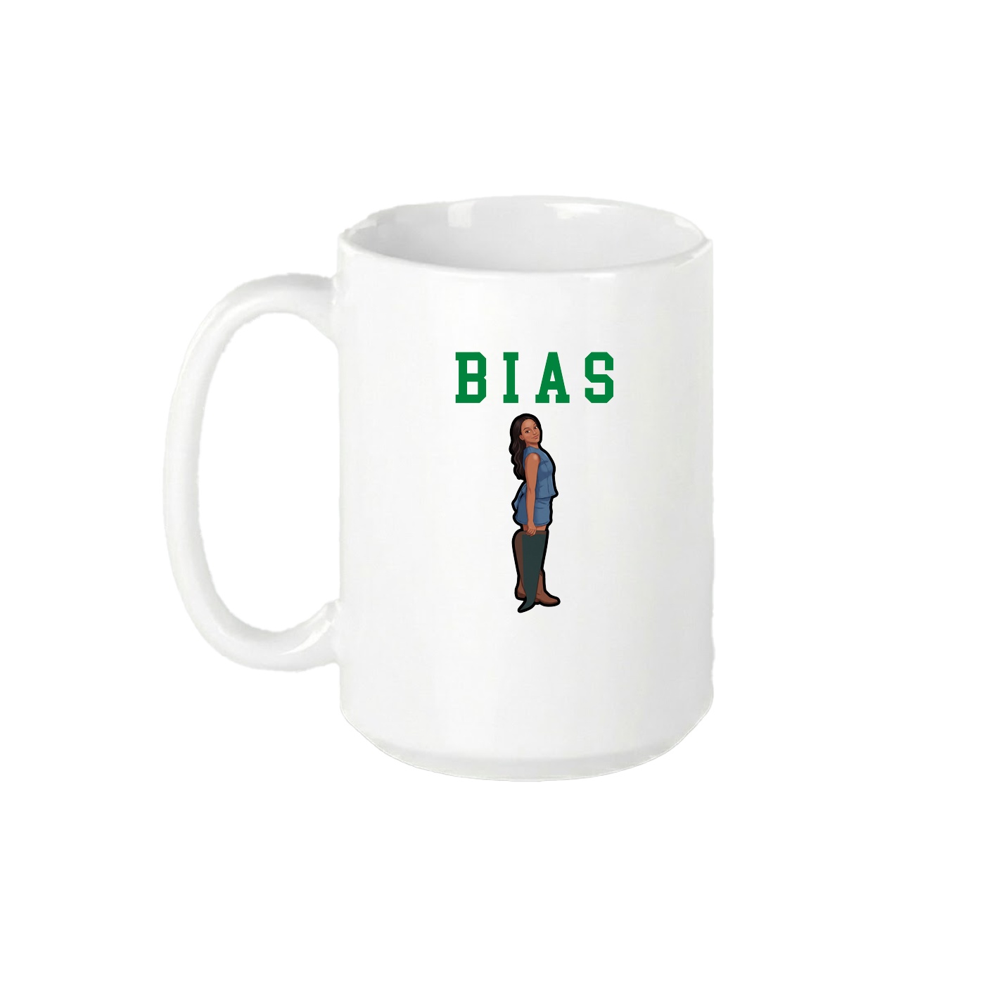 15oz Coffee Mug — Shirsey in White