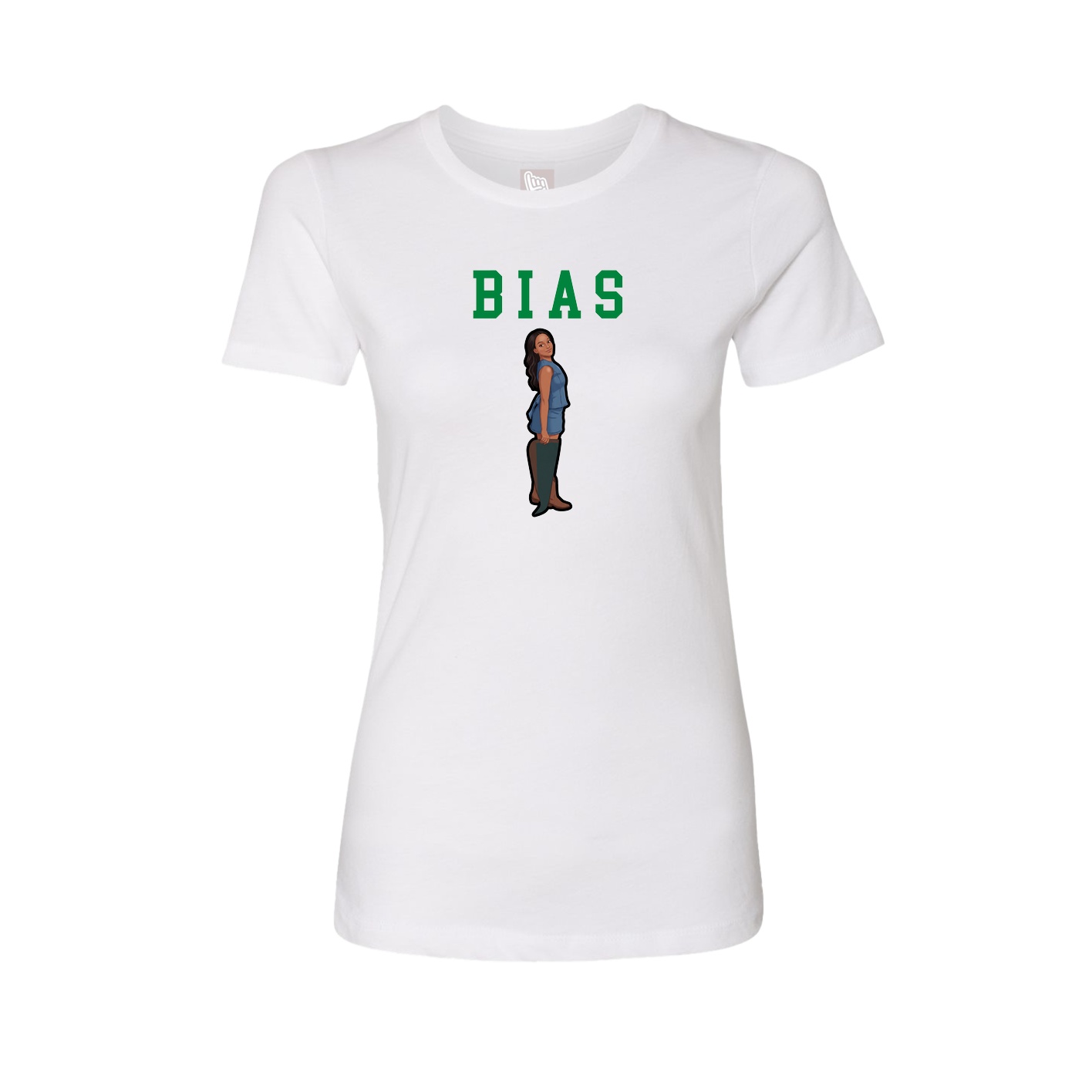 Fitted Women's Tee — Shirsey in White