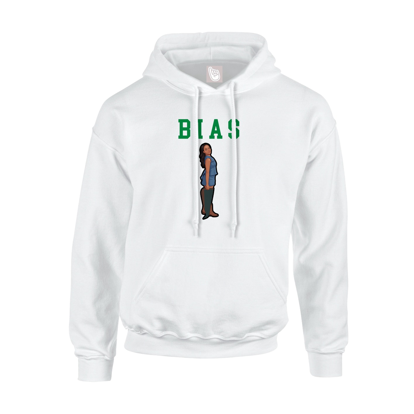 Youth Hoodie — Shirsey in White