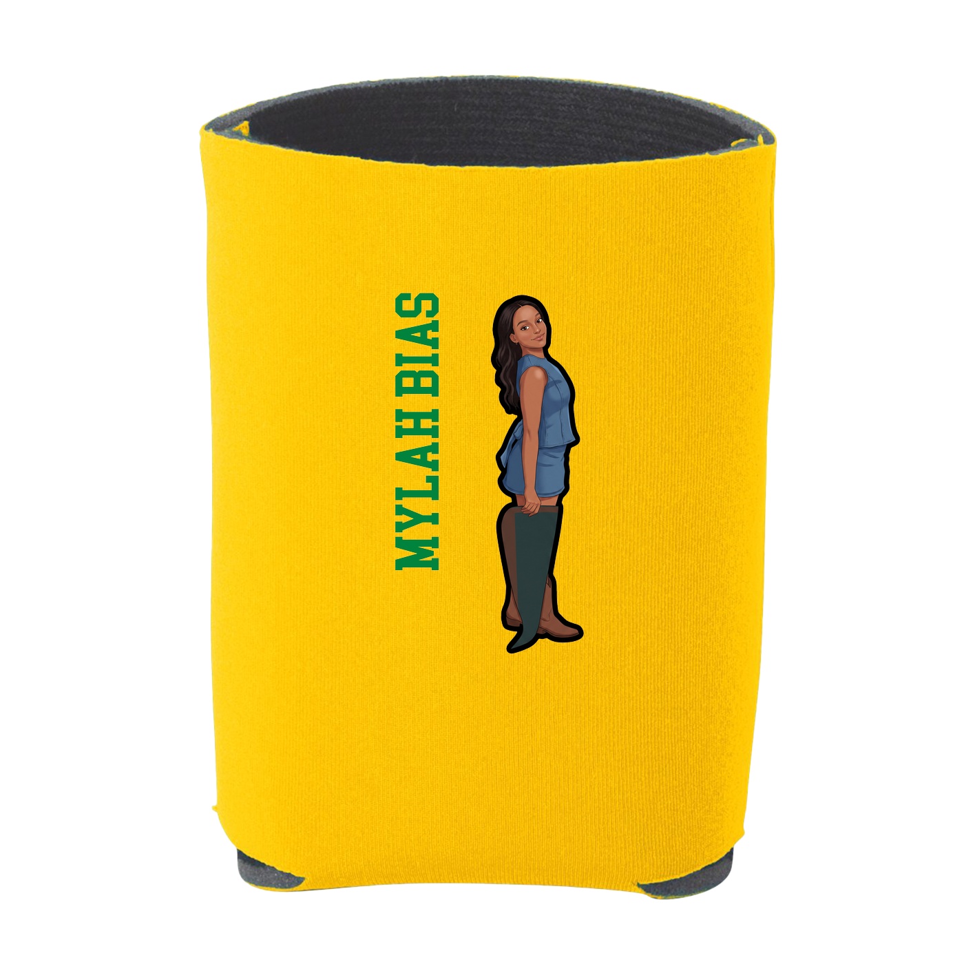 Can Holder — Name Vertical in Yellow