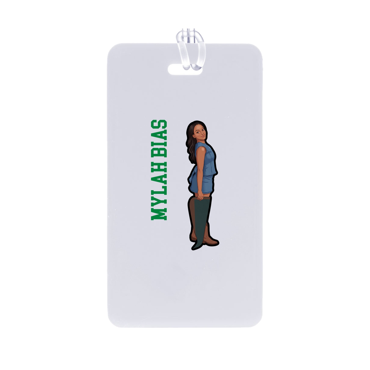 Bag Tag — Name Vertical in Classic