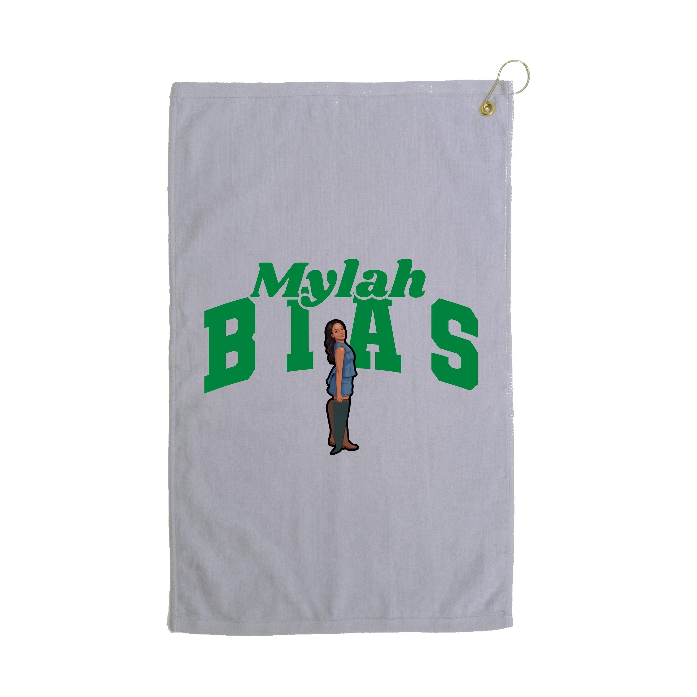 Golf Towel — Signature Arch in Grey