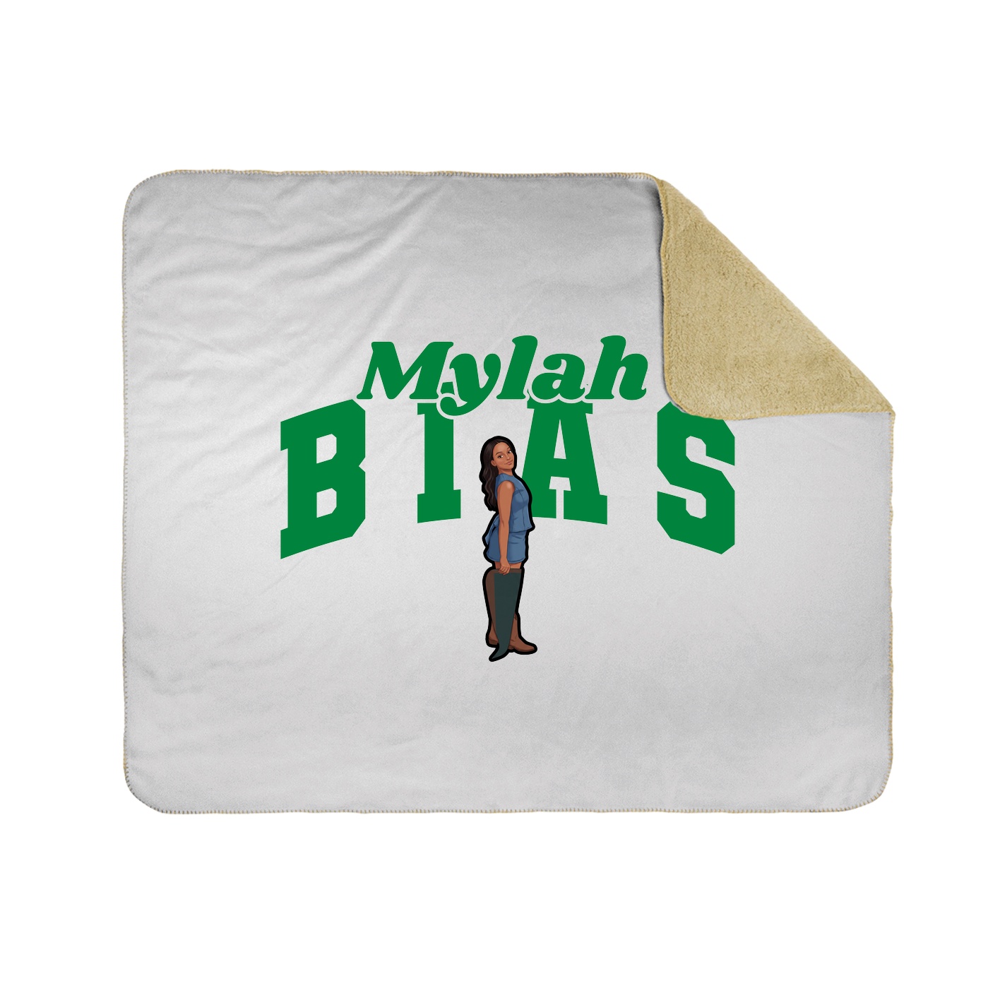 Throw Blanket — Signature Arch in White