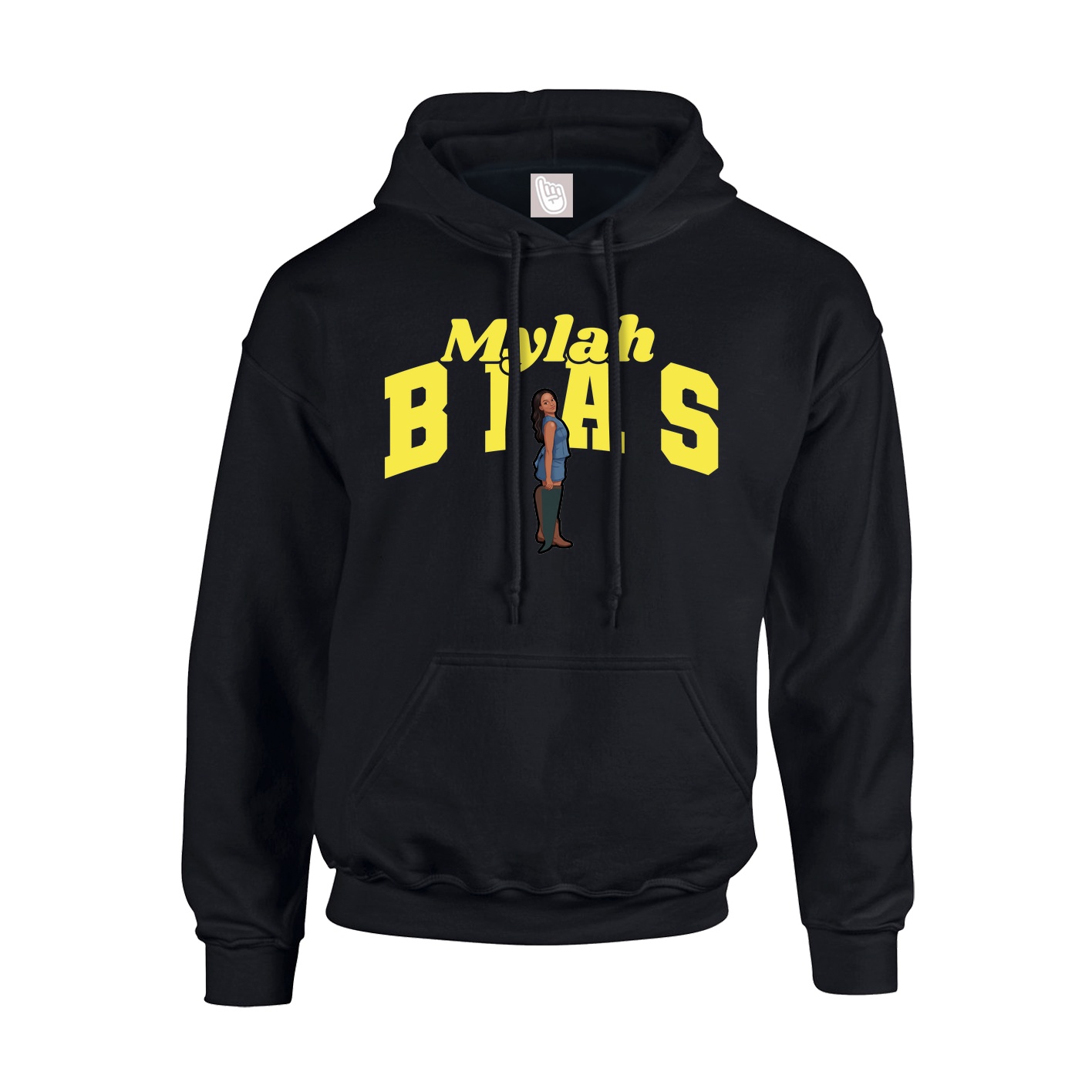 Hoodie — Signature Arch in Black