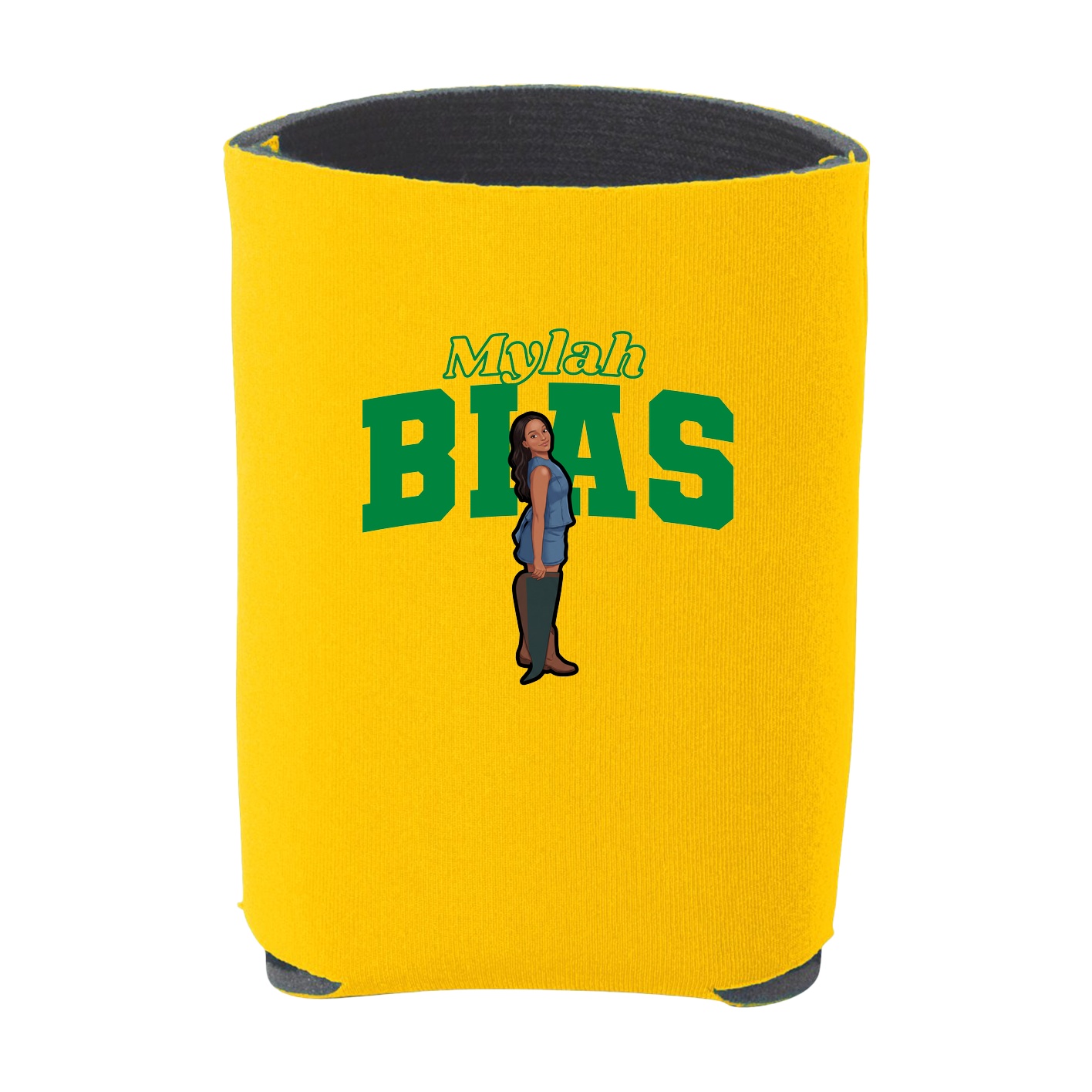 Can Holder — Name Arch in Yellow