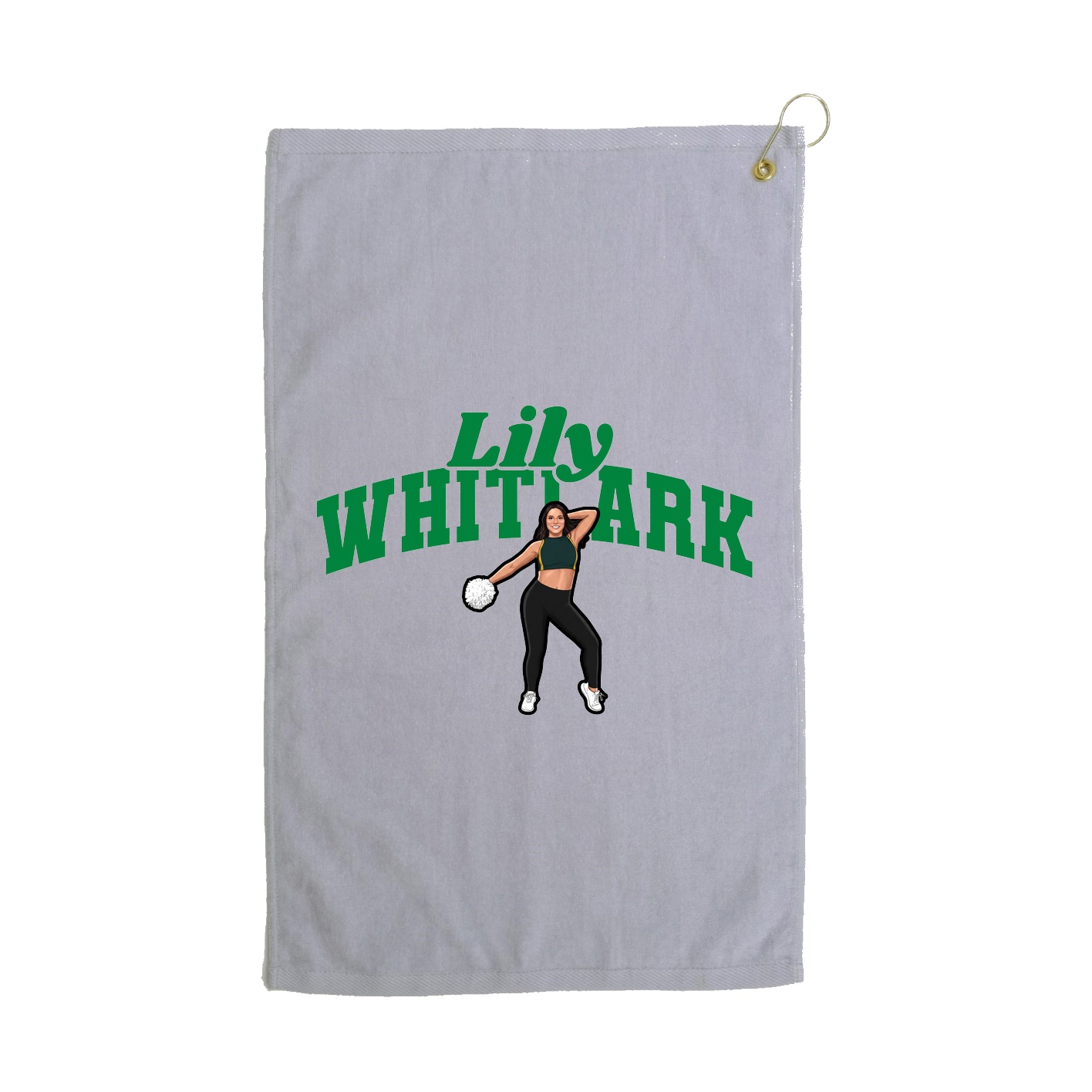 Golf Towel — Signature Arch in Grey