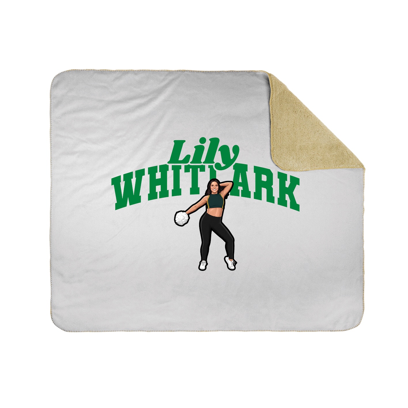 Throw Blanket — Signature Arch in White