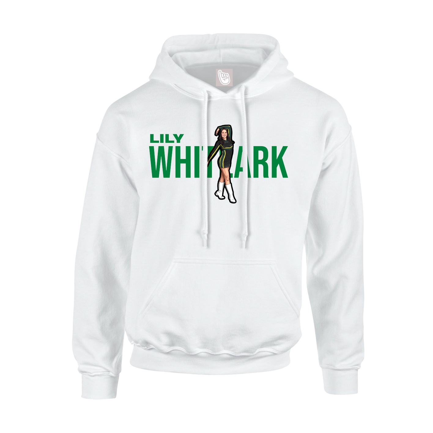 Hoodie — Player Name in White