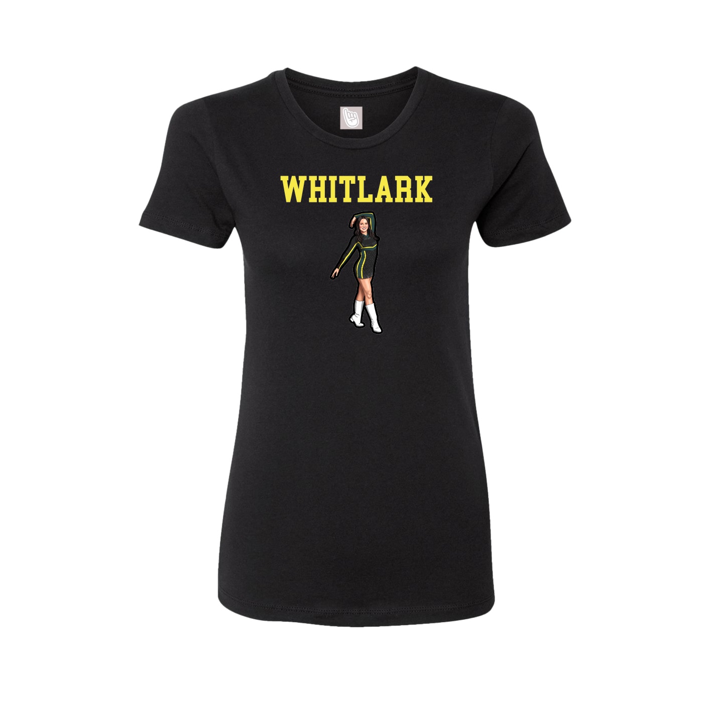 Fitted Women's Tee — Shirsey in Black