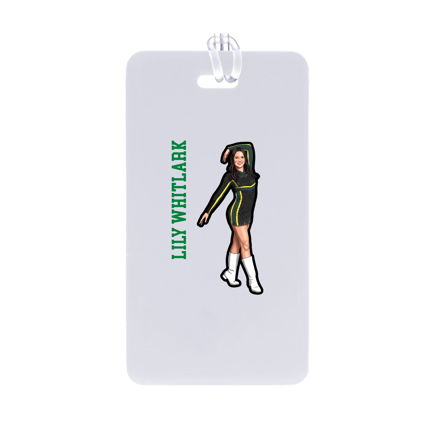 Bag Tag — Name Vertical in Classic