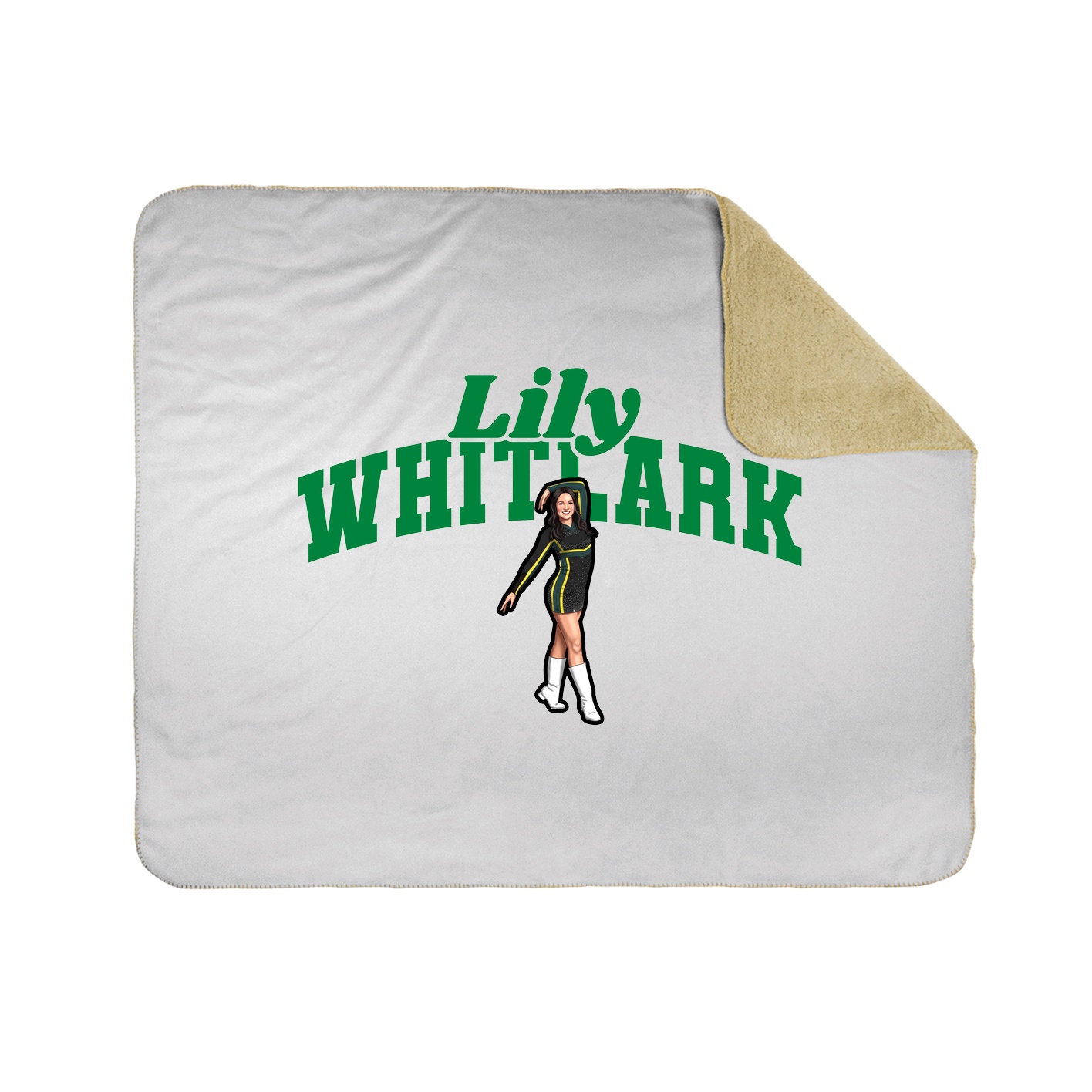 Throw Blanket — Signature Arch in White