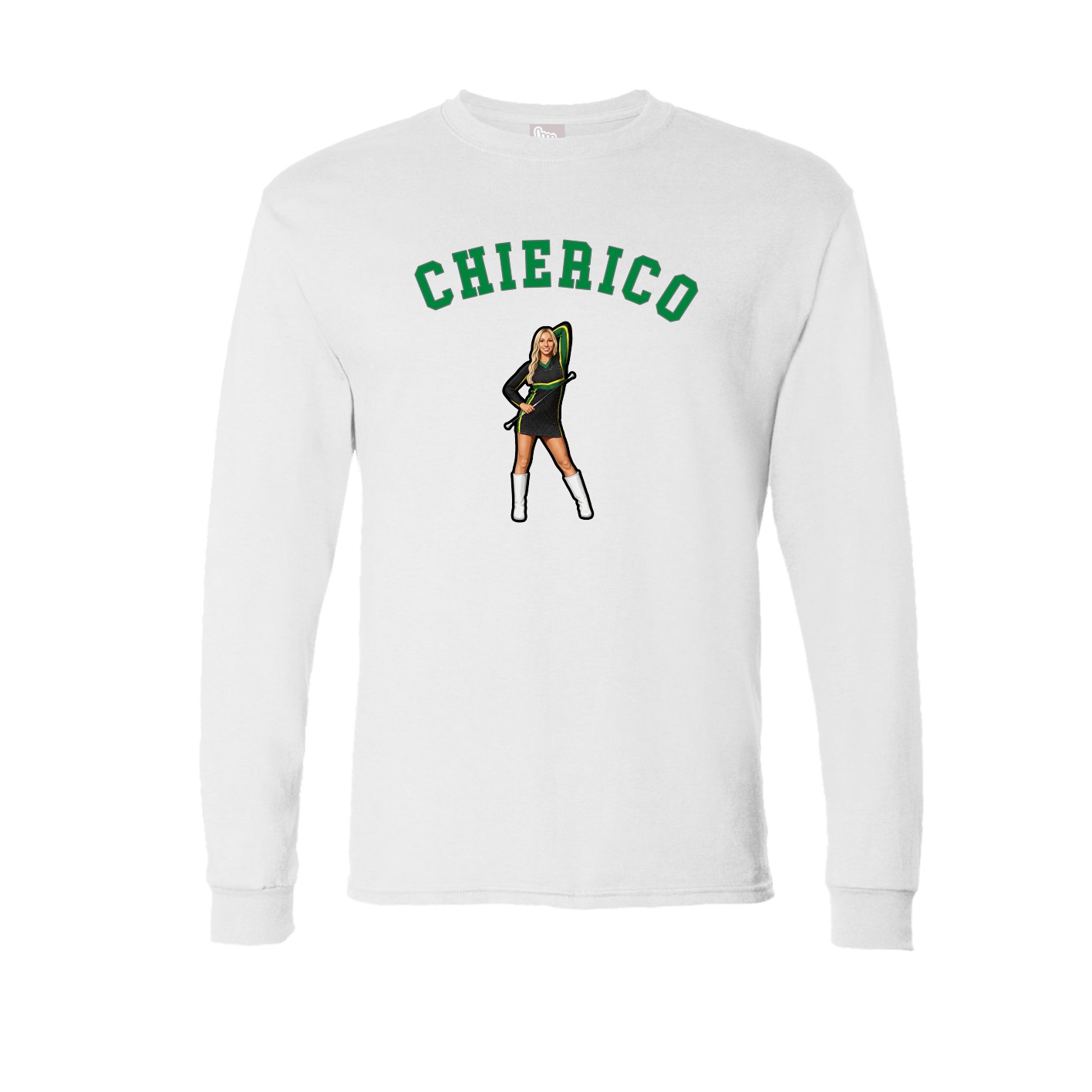 Long Sleeve Tee — Shirsey Arch in White