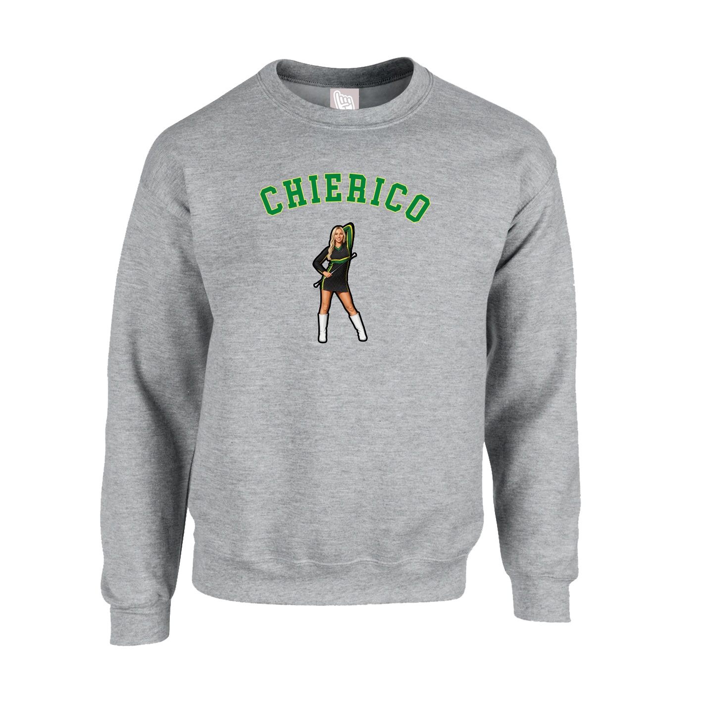 Fleece Crew — Shirsey Arch in Grey