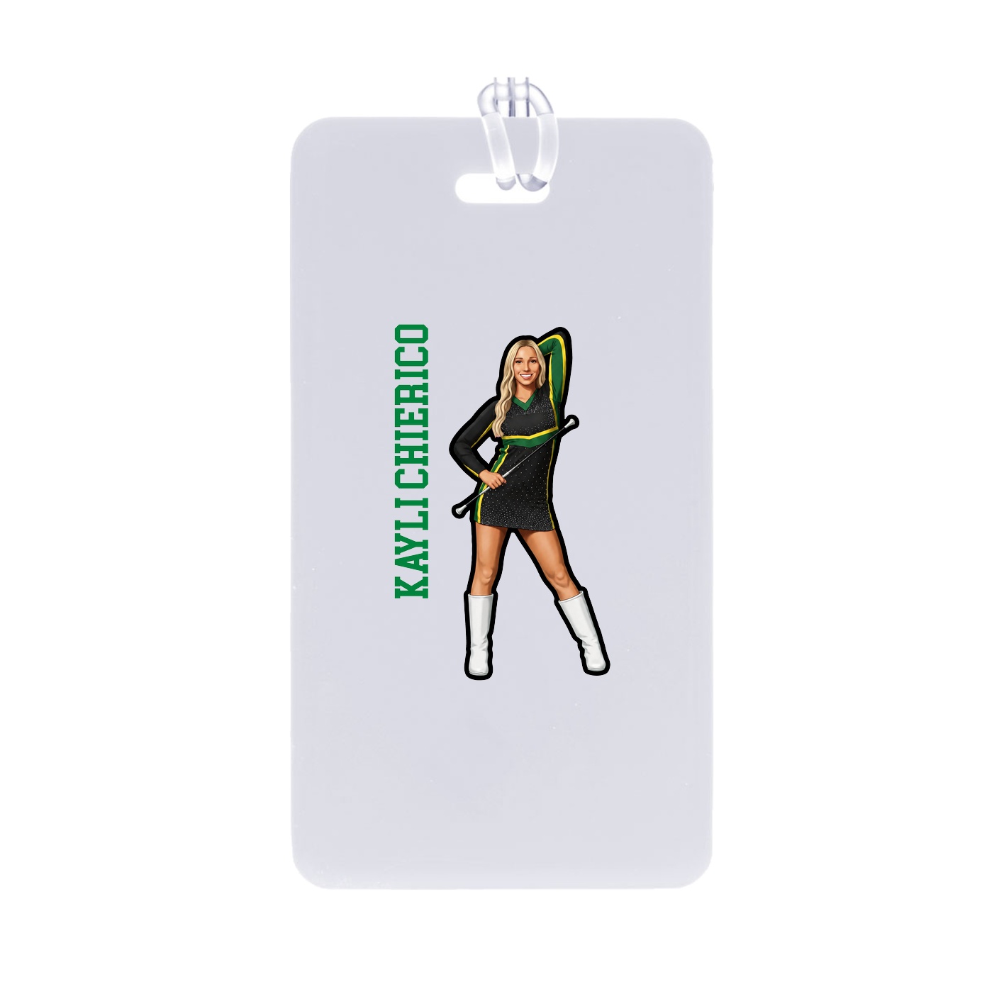 Bag Tag — Name Vertical in Classic