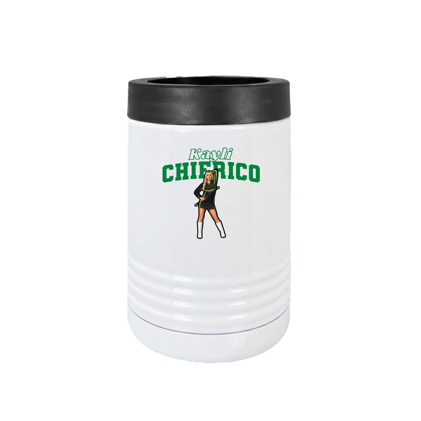 Beverage Holder — Name Arch in White