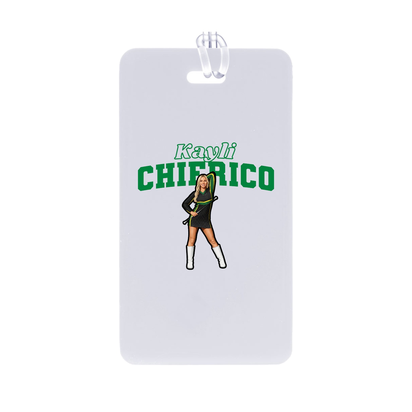 Bag Tag — Name Arch in Classic