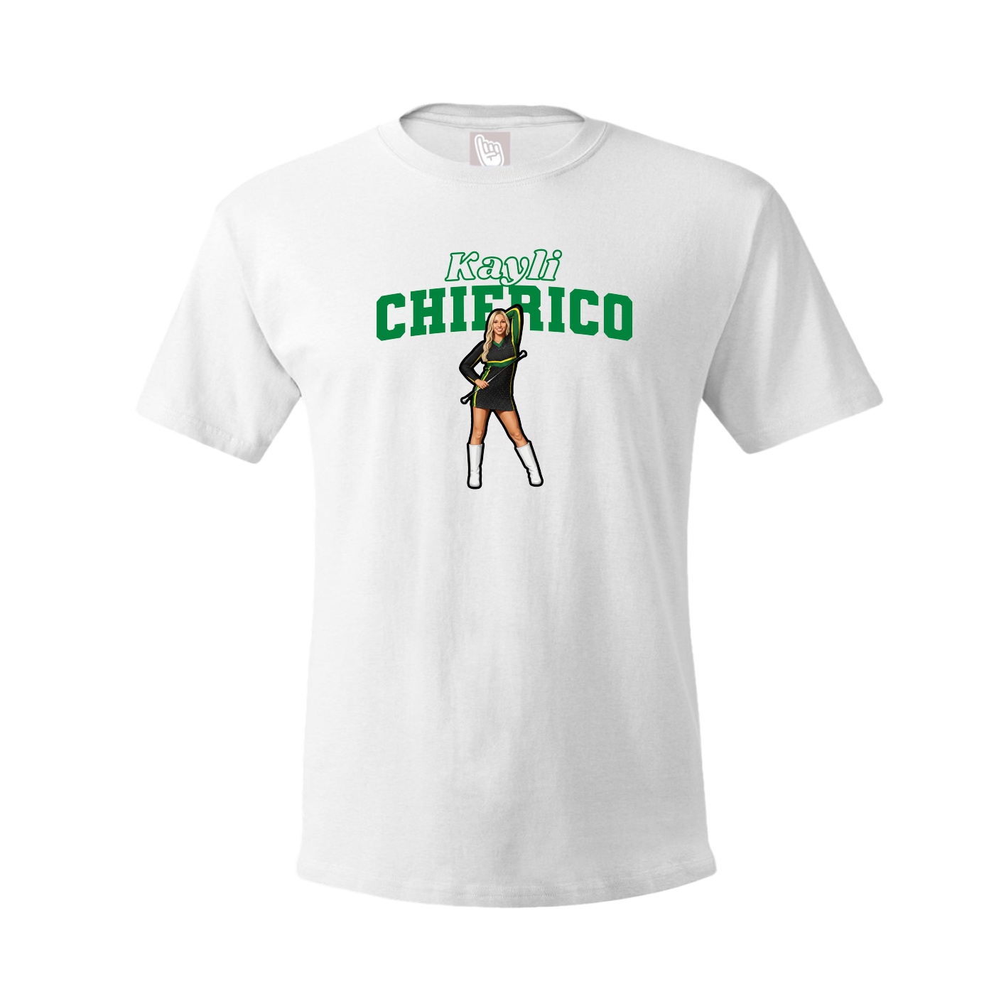 Tee — Name Arch in White