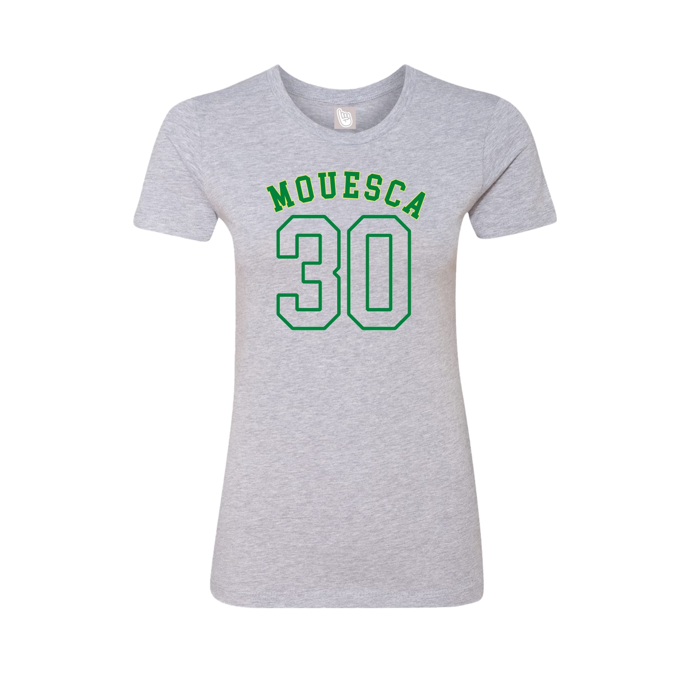 Fitted Women's Tee — Shirsey Arch in Grey