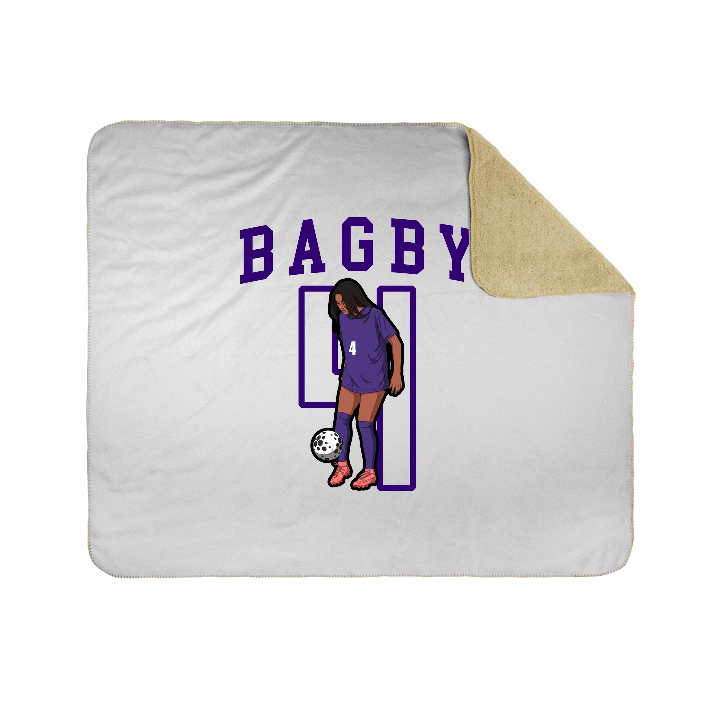 Throw Blanket — Shirsey in White