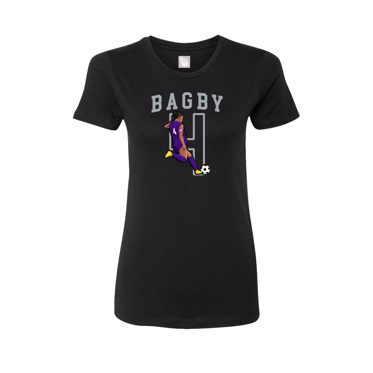 Fitted Women's Tee — Shirsey in Black