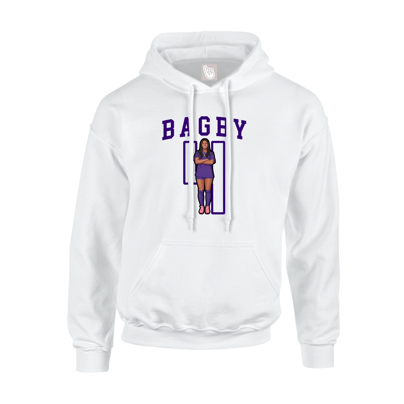 Youth Hoodie — Shirsey in White