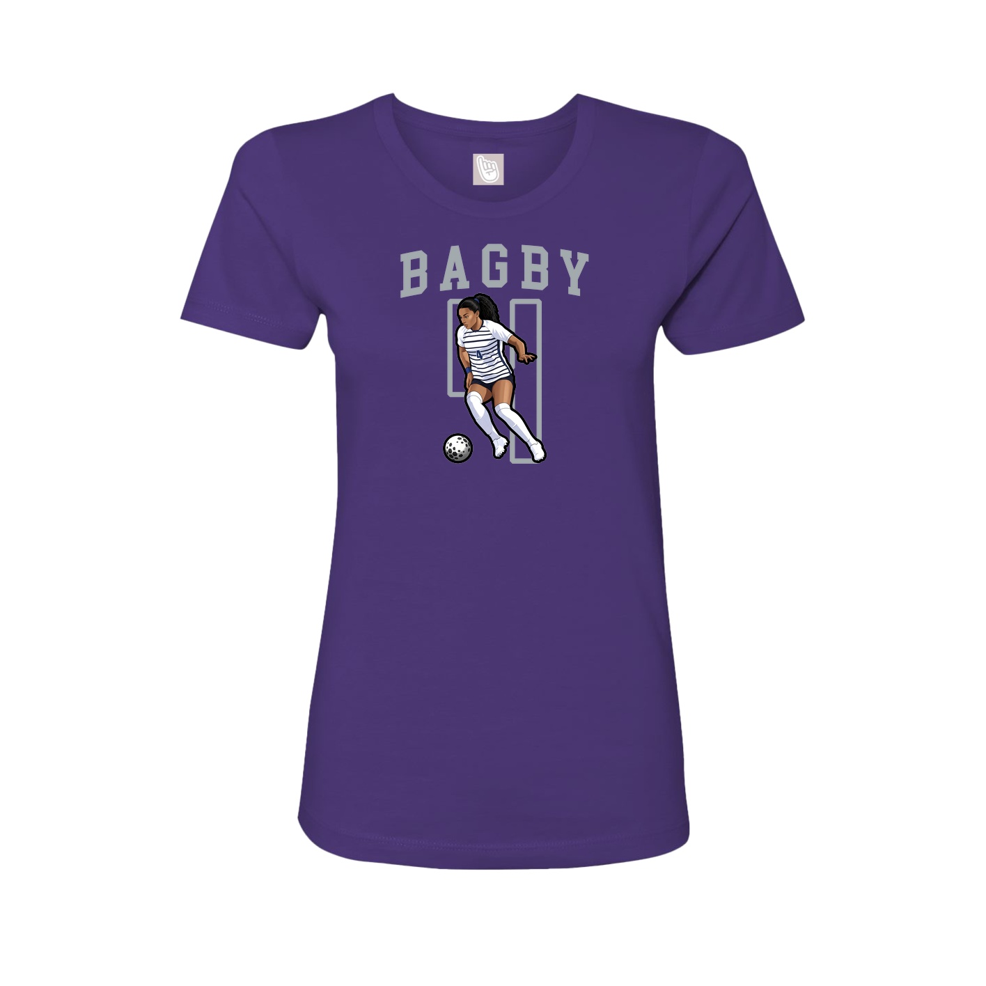Fitted Women's Tee — Shirsey in Purple
