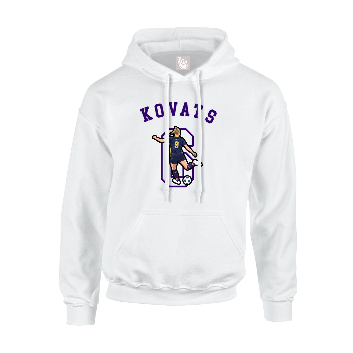 Youth Hoodie — Shirsey Arch in White
