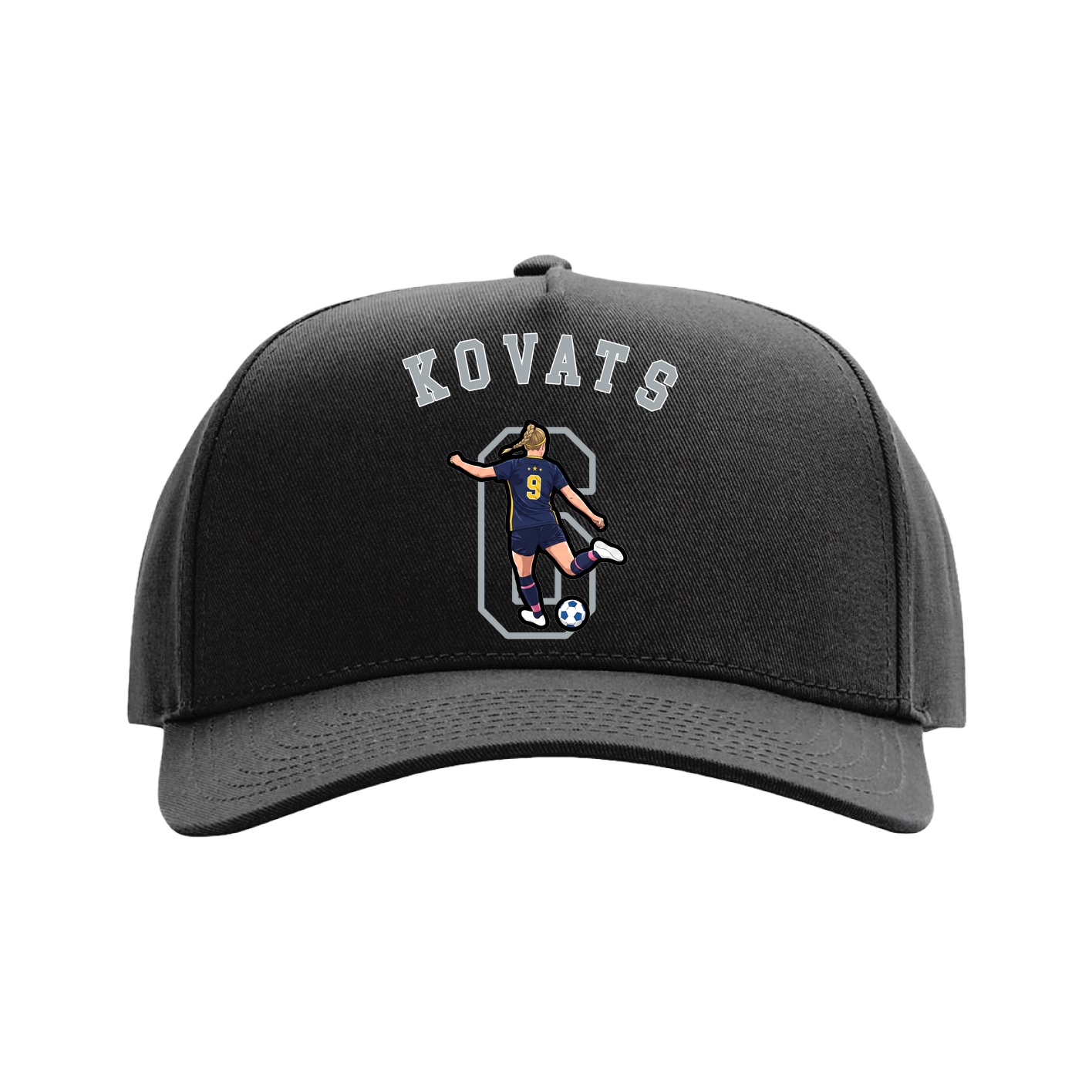 Full Fabric Five-Panel Champ Cap