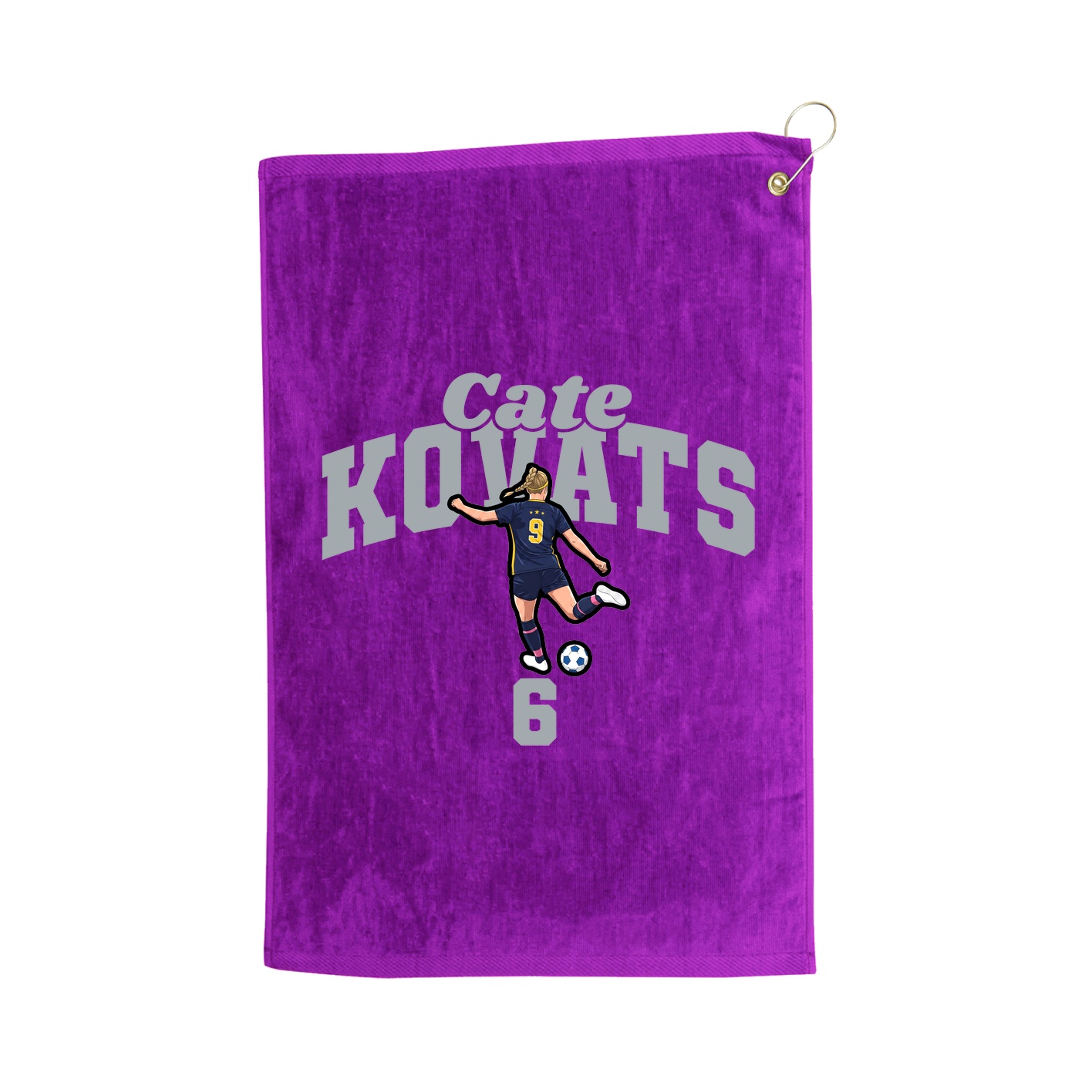 Golf Towel — Signature Arch in Purple