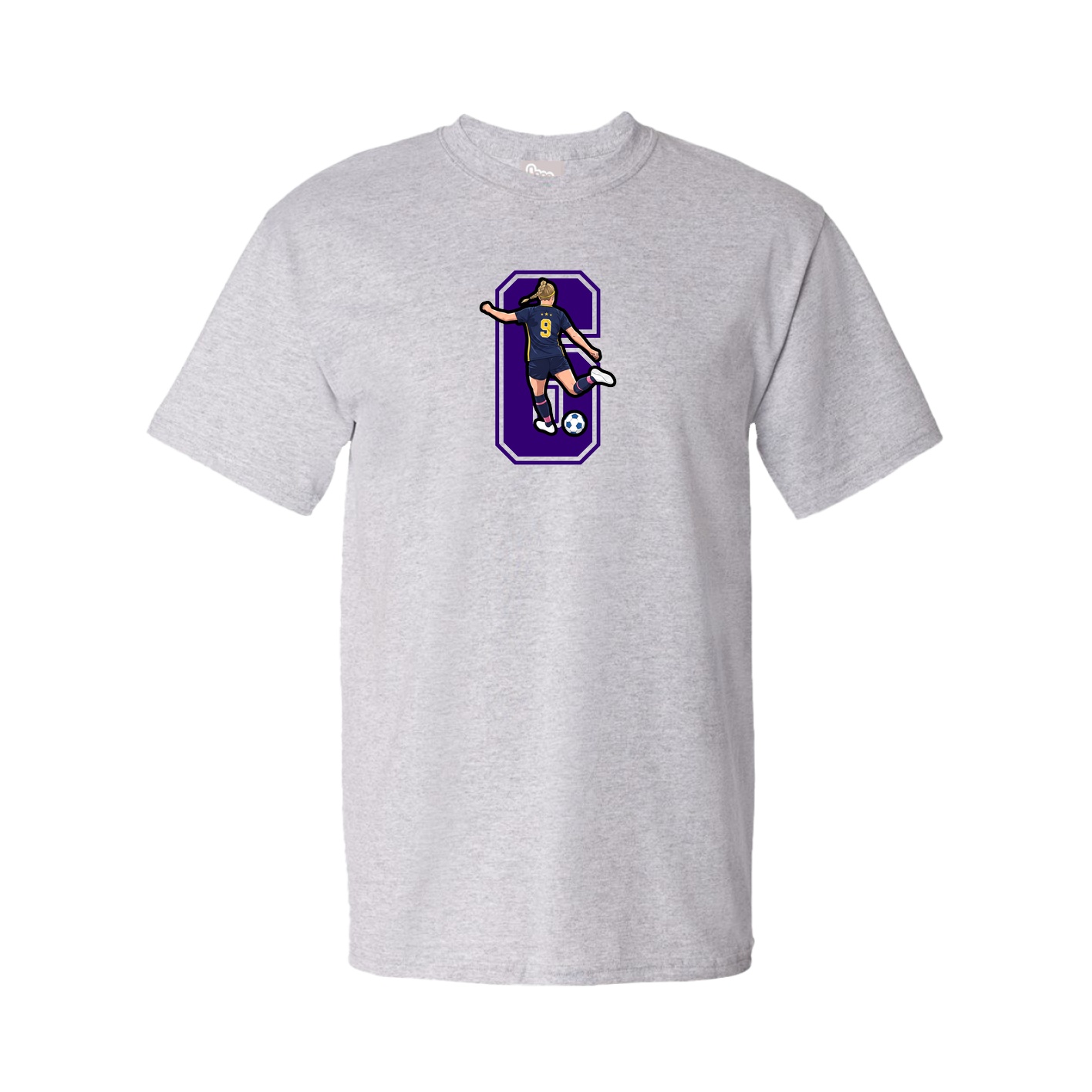 Youth Tee — Number in Grey