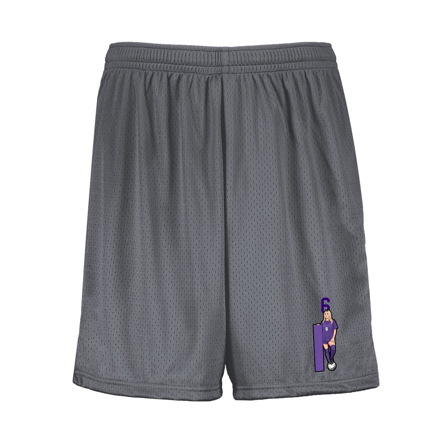 Shorts — Number Top in Grey