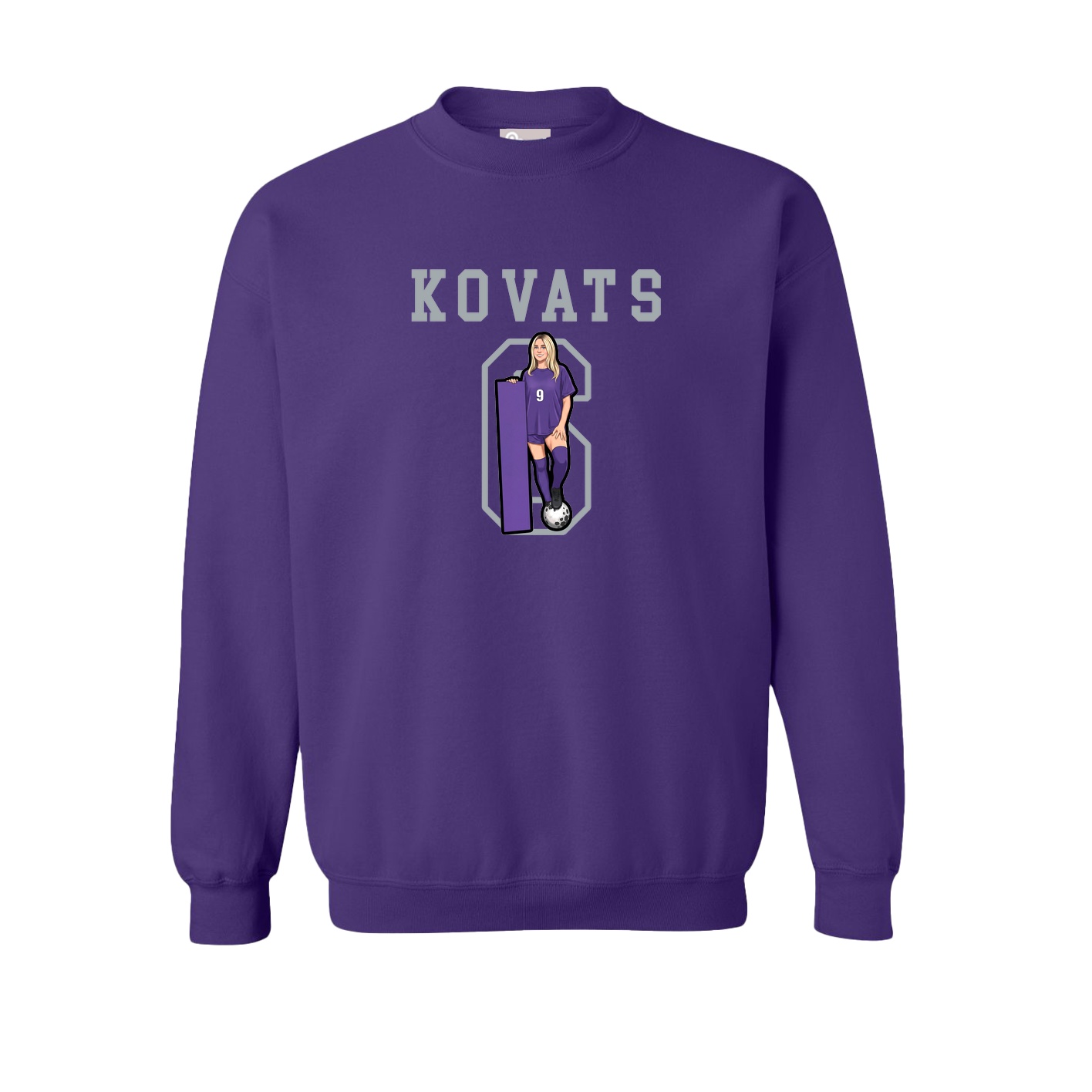 Fleece Crew — Shirsey in Purple