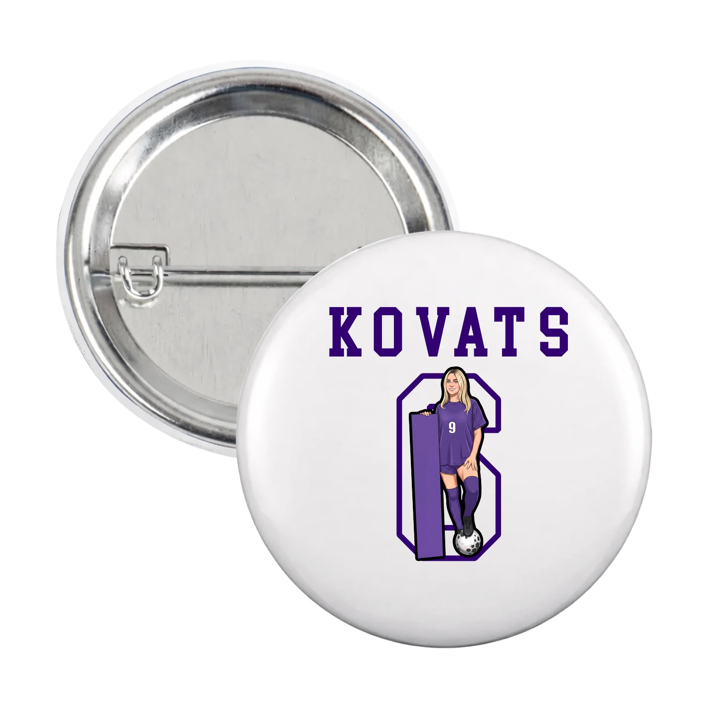 Game Day Button — Shirsey in White